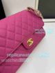 Copy Chane1 A01112 Rose Red Cowhide Ball Pattern Handbag (5)_th.jpg